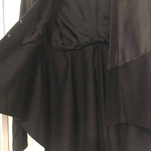 Veda leather high-low Jacket - Picture 8 of 16